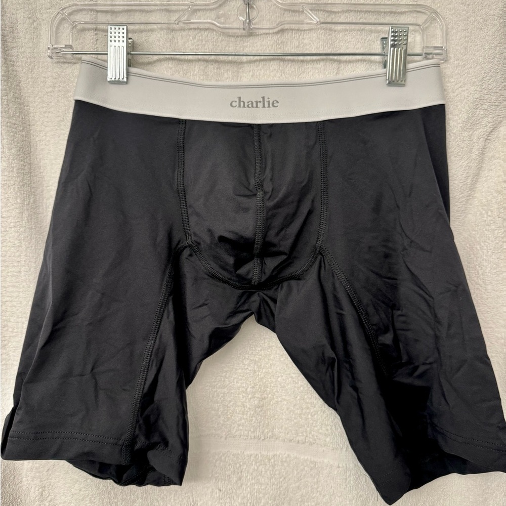 Charlie by Matthew Zink. Biker Trunk. Black. Microfiber. Size M.